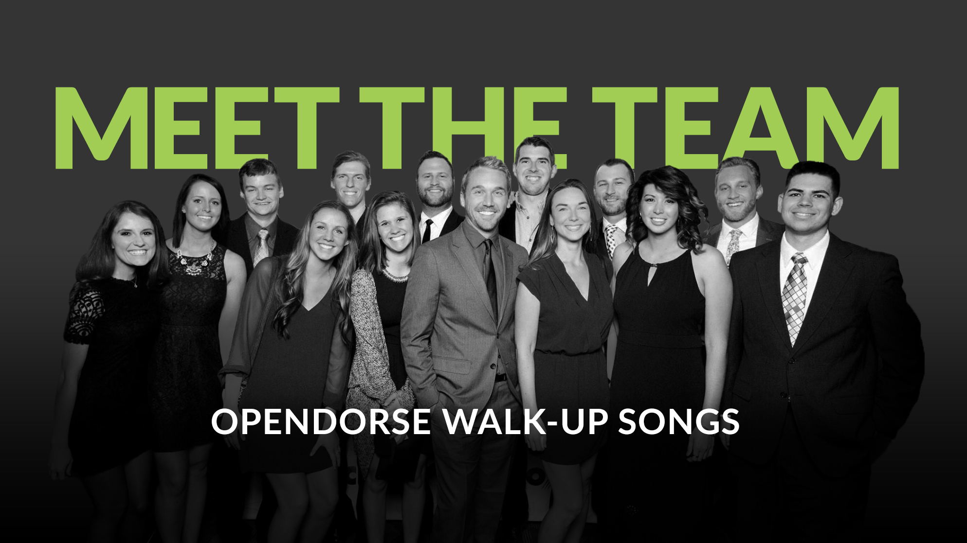 Meet The Team: opendorse Walk-Up Songs