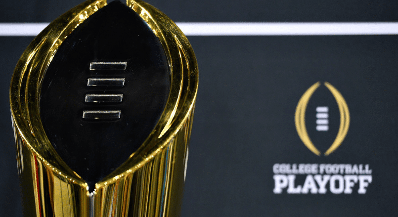 college football playoff top four social media